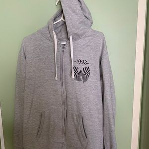 Large zip up hoodie Wutang